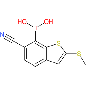 6-cyano-2-(methylthio)benzothiophene-7-boronic acid