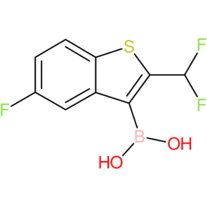 2-(difluoromethyl)-5-fluorobenzothiophene-3-boronic acid