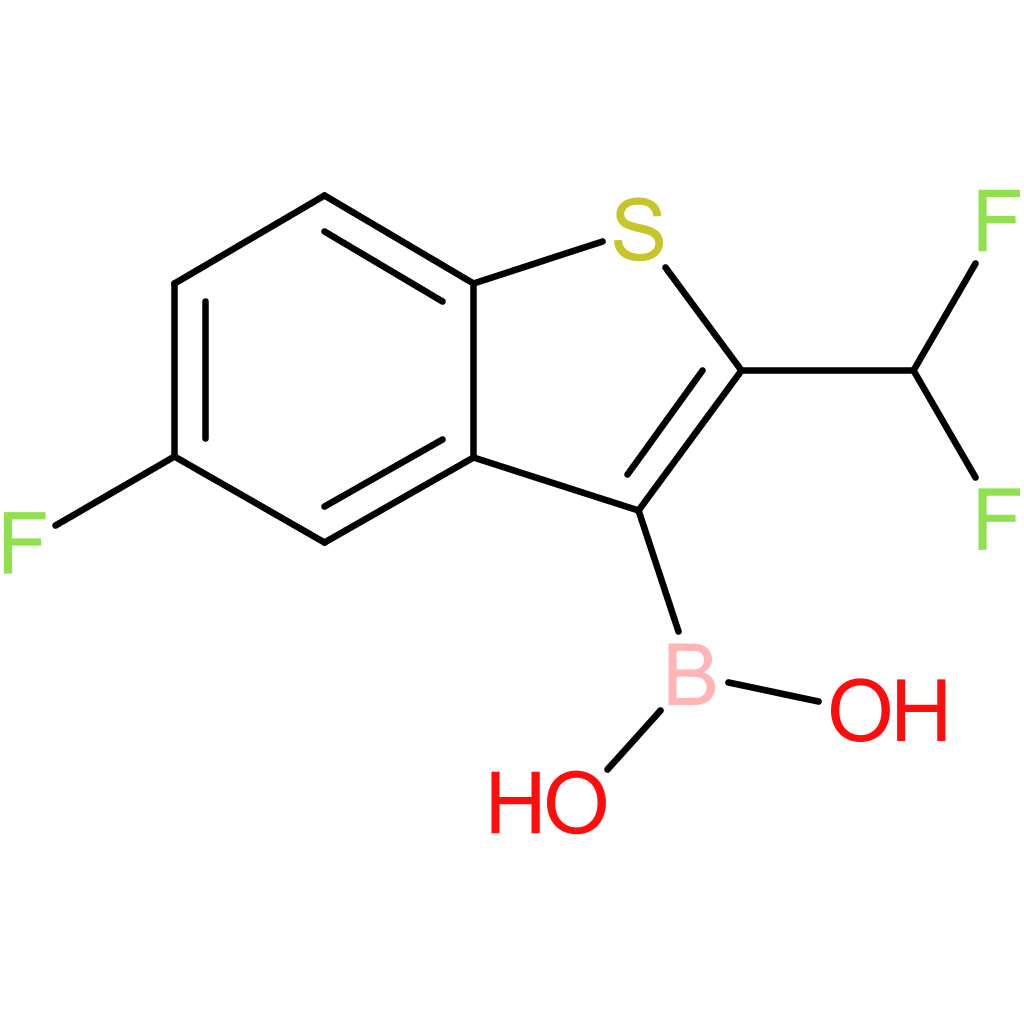 2-(difluoromethyl)-5-fluorobenzothiophene-3-boronic acid