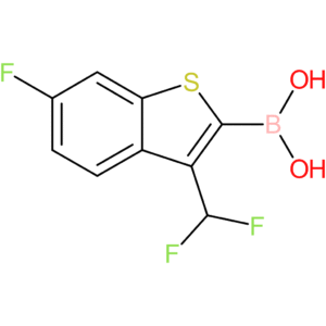 3-(difluoromethyl)-6-fluorobenzothiophene-2-boronic acid