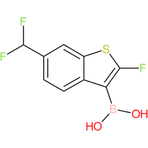 6-(difluoromethyl)-2-fluorobenzothiophene-3-boronic acid