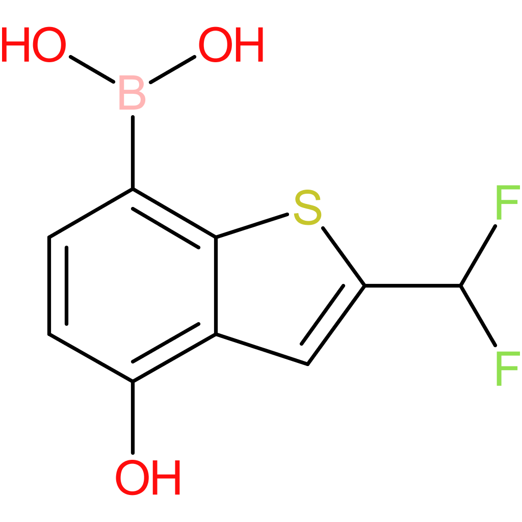 2-(difluoromethyl)-4-hydroxybenzothiophene-7-boronic acid