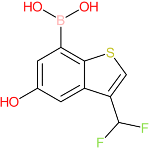 3-(difluoromethyl)-5-hydroxybenzothiophene-7-boronic acid