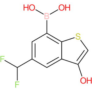 5-(difluoromethyl)-3-hydroxybenzothiophene-7-boronic acid