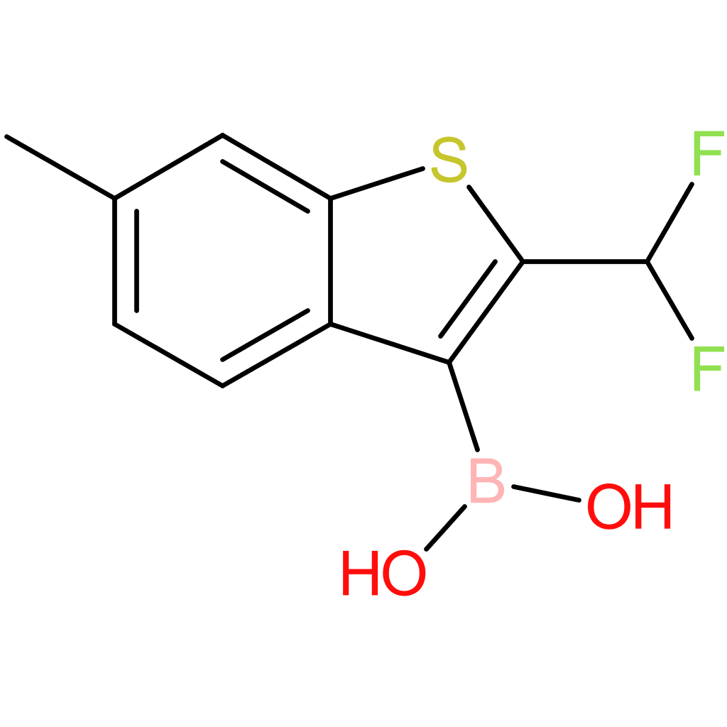 2-(difluoromethyl)-6-methylbenzothiophene-3-boronic acid