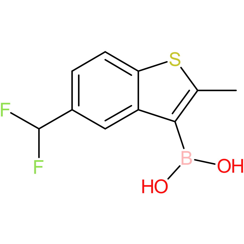 5-(difluoromethyl)-2-methylbenzothiophene-3-boronic acid
