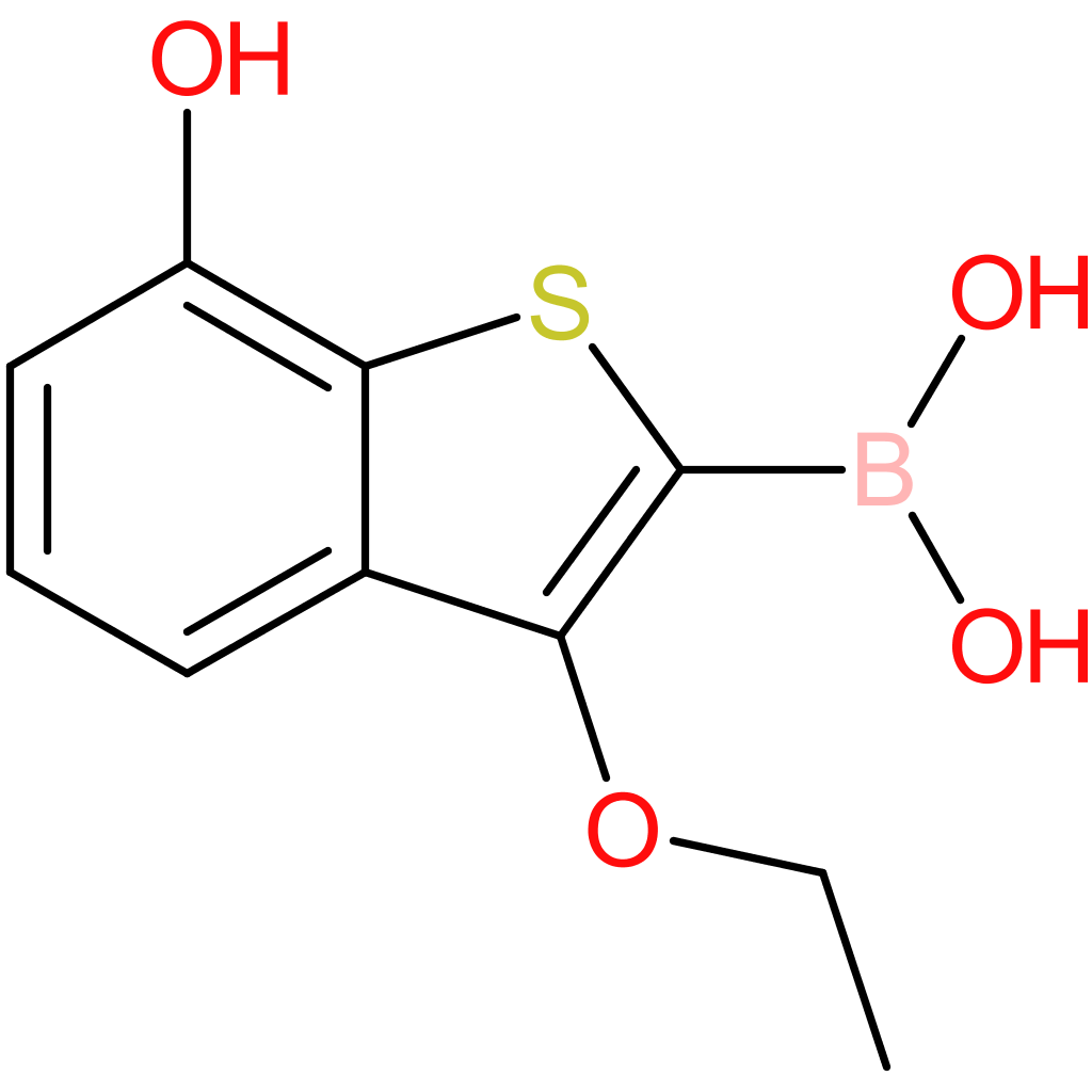 3-ethoxy-7-hydroxybenzothiophene-2-boronic acid
