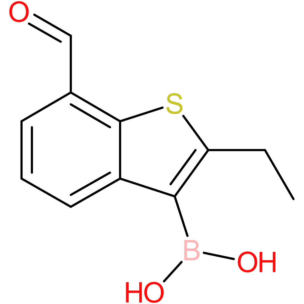 2-ethyl-7-formylbenzothiophene-3-boronic acid