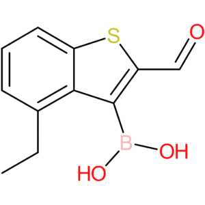 4-ethyl-2-formylbenzothiophene-3-boronic acid