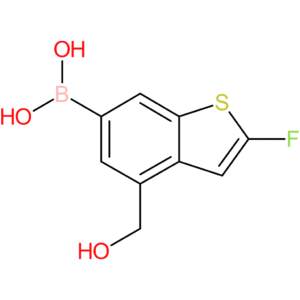 2-fluoro-4-(hydroxymethyl)benzothiophene-6-boronic acid