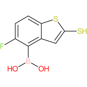 (5-fluoro-2-sulfanyl-1-benzothiophen-4-yl)boronic acid