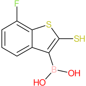 (7-fluoro-2-sulfanyl-1-benzothiophen-3-yl)boronic acid