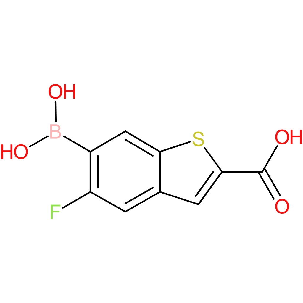 2-carboxy-5-fluorobenzothiophene-6-boronic acid