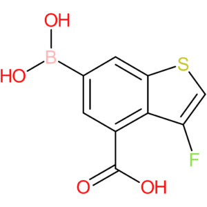 4-carboxy-3-fluorobenzothiophene-6-boronic acid