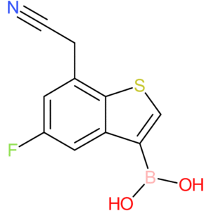 3-borono-5-fluorobenzothiophene-7-acetonitrile
