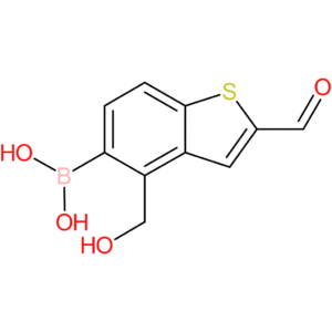 2-formyl-4-(hydroxymethyl)benzothiophene-5-boronic acid