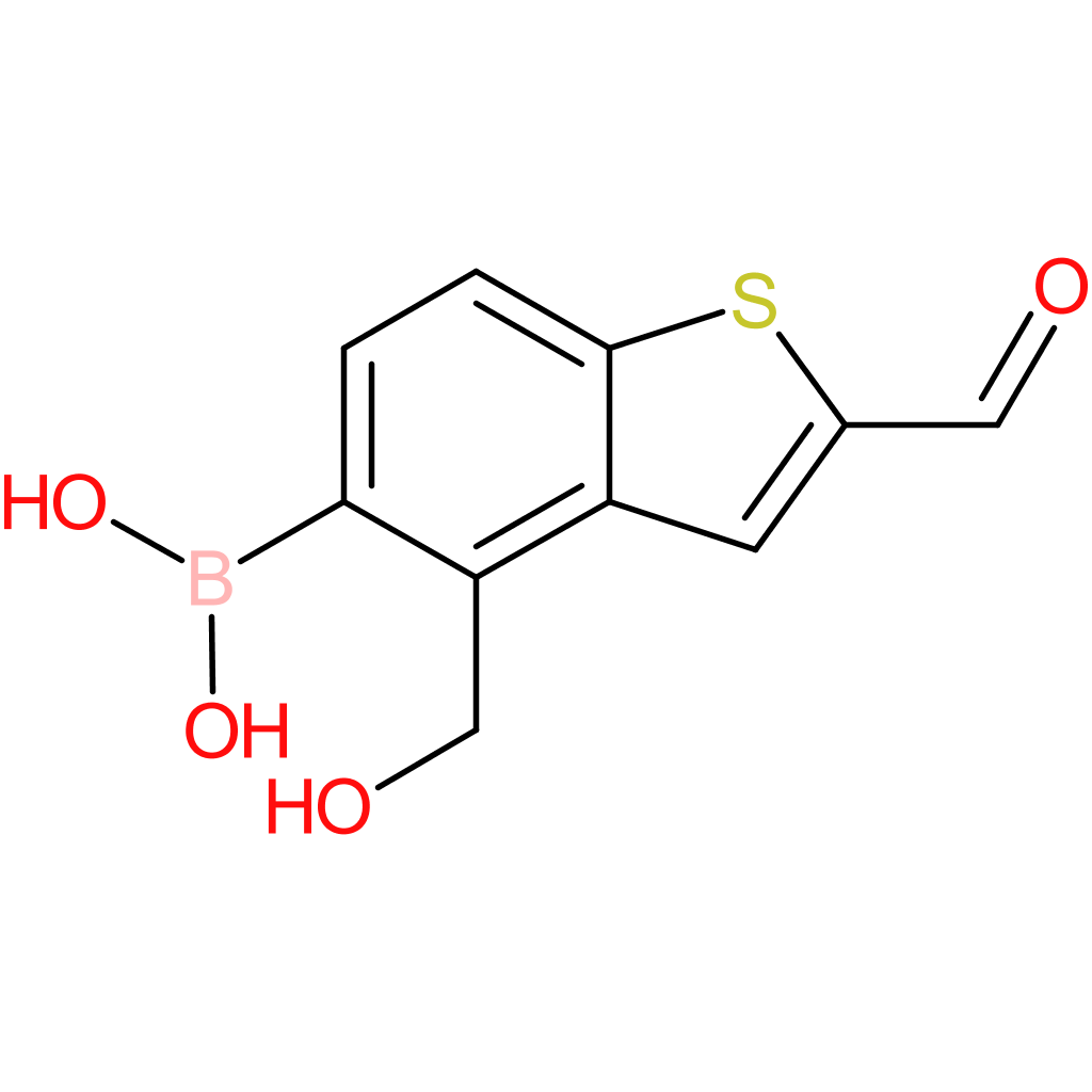 2-formyl-4-(hydroxymethyl)benzothiophene-5-boronic acid
