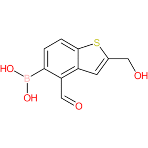4-formyl-2-(hydroxymethyl)benzothiophene-5-boronic acid