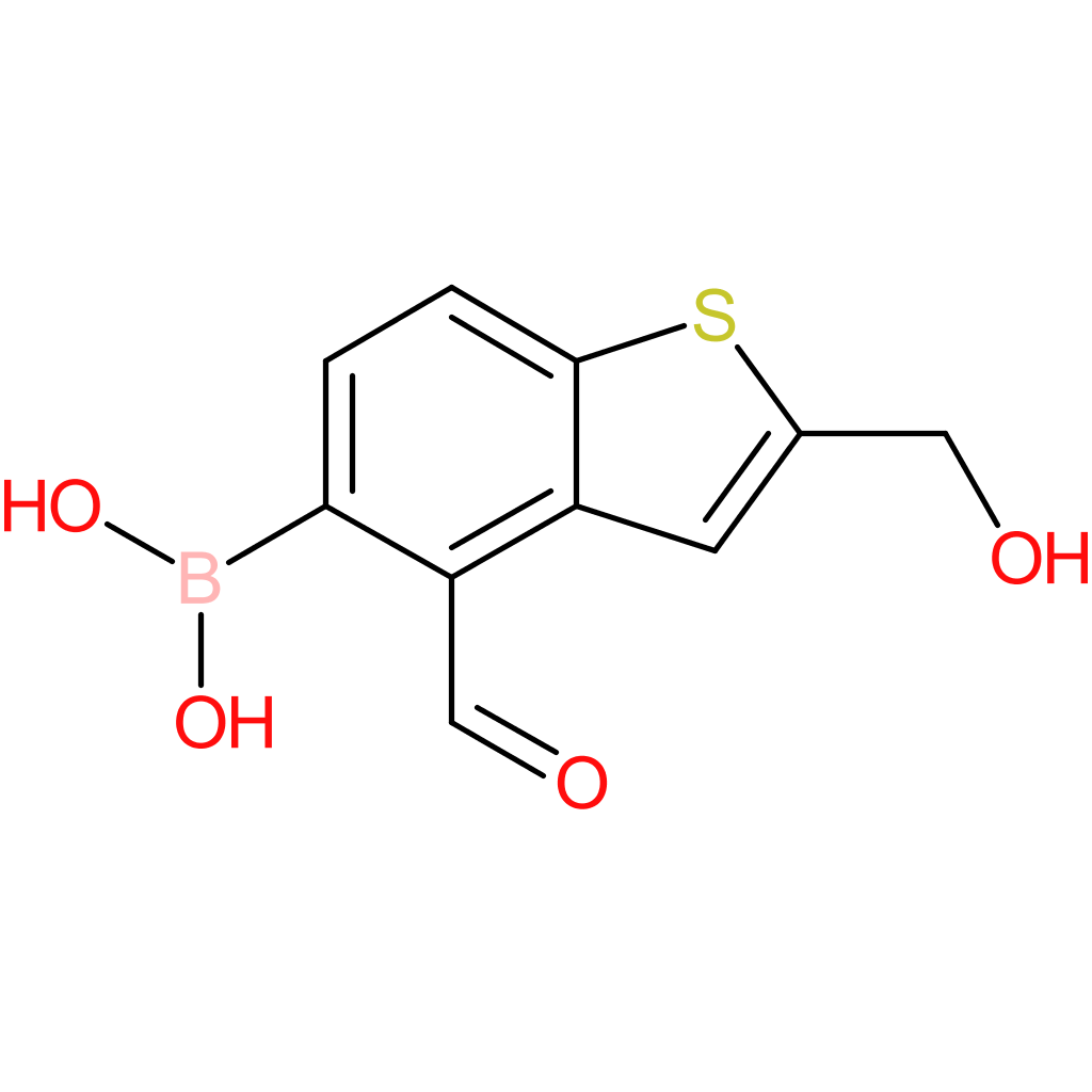 4-formyl-2-(hydroxymethyl)benzothiophene-5-boronic acid