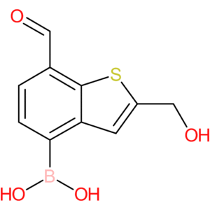 7-formyl-2-(hydroxymethyl)benzothiophene-4-boronic acid