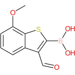 3-formyl-7-methoxybenzothiophene-2-boronic acid