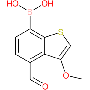 4-formyl-3-methoxybenzothiophene-7-boronic acid