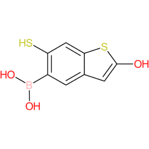 (2-hydroxy-6-sulfanyl-1-benzothiophen-5-yl)boronic acid