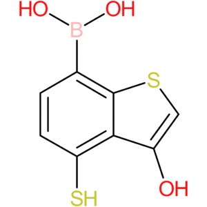 (3-hydroxy-4-sulfanyl-1-benzothiophen-7-yl)boronic acid
