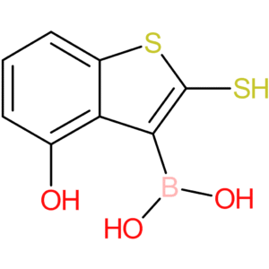 (4-hydroxy-2-sulfanyl-1-benzothiophen-3-yl)boronic acid