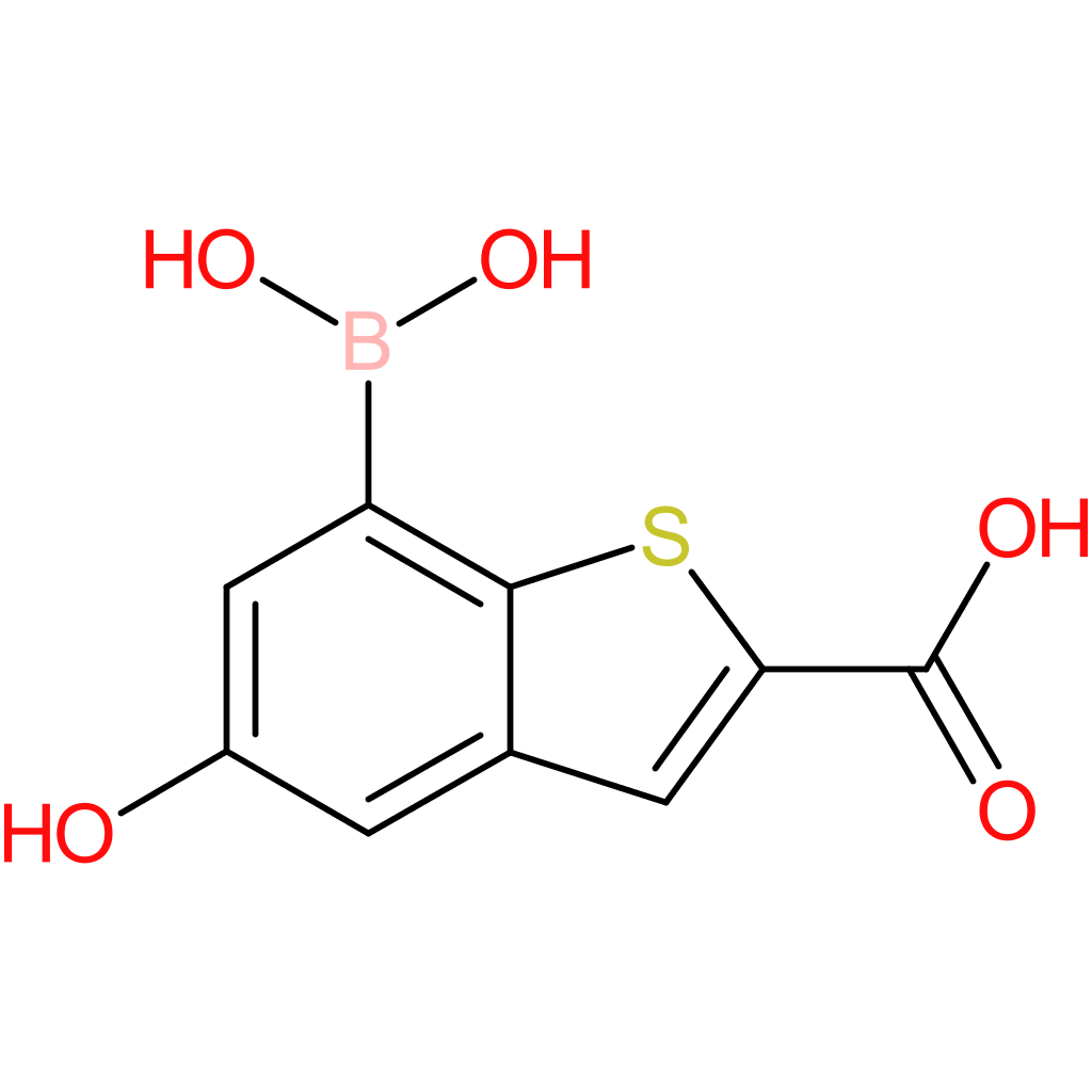 2-carboxy-5-hydroxybenzothiophene-7-boronic acid