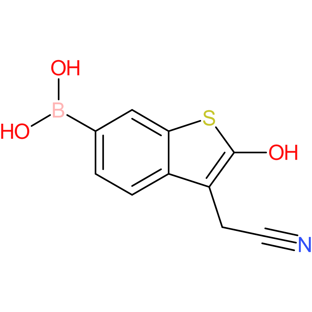 6-borono-2-hydroxybenzothiophene-3-acetonitrile