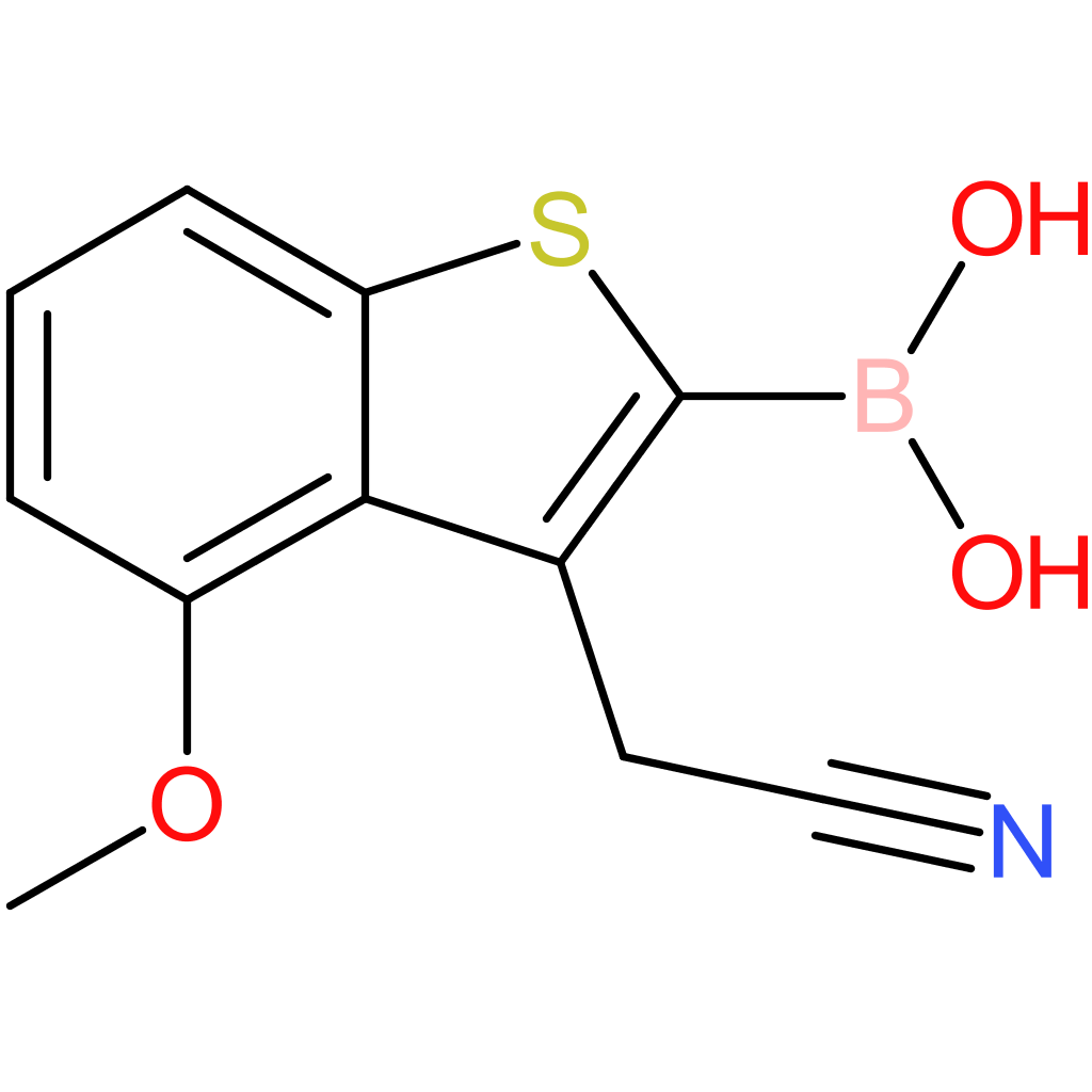 2-borono-4-methoxybenzothiophene-3-acetonitrile