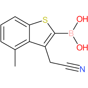 2-borono-4-methylbenzothiophene-3-acetonitrile