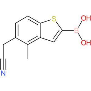 2-borono-4-methylbenzothiophene-5-acetonitrile