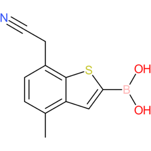 2-borono-4-methylbenzothiophene-7-acetonitrile