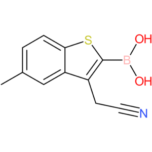 2-borono-5-methylbenzothiophene-3-acetonitrile