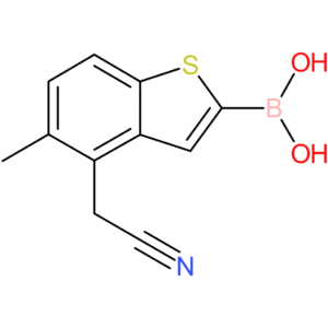2-borono-5-methylbenzothiophene-4-acetonitrile
