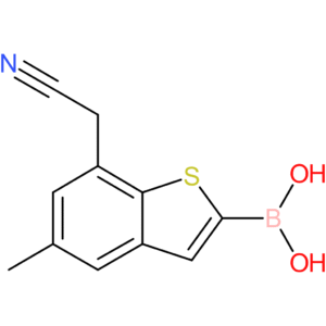 2-borono-5-methylbenzothiophene-7-acetonitrile
