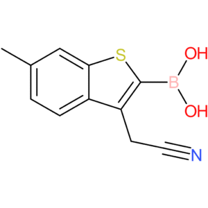 2-borono-6-methylbenzothiophene-3-acetonitrile