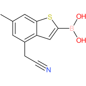 2-borono-6-methylbenzothiophene-4-acetonitrile