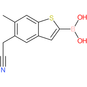 2-borono-6-methylbenzothiophene-5-acetonitrile