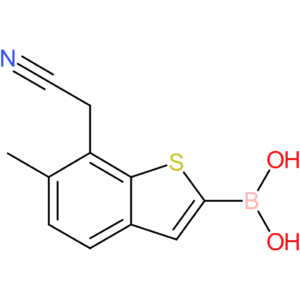2-borono-6-methylbenzothiophene-7-acetonitrile