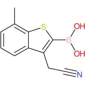 2-borono-7-methylbenzothiophene-3-acetonitrile