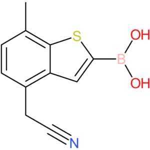 2-borono-7-methylbenzothiophene-4-acetonitrile
