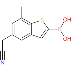 2-borono-7-methylbenzothiophene-5-acetonitrile