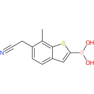 2-borono-7-methylbenzothiophene-6-acetonitrile