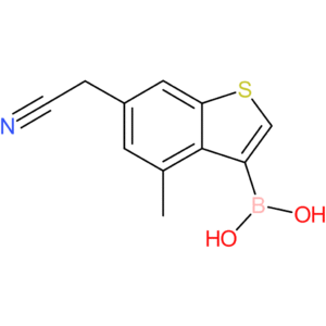 3-borono-4-methylbenzothiophene-6-acetonitrile