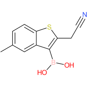 3-borono-5-methylbenzothiophene-2-acetonitrile