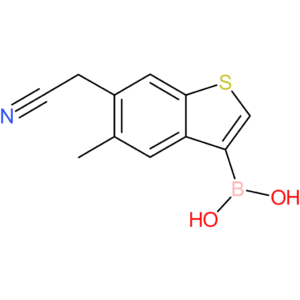 3-borono-5-methylbenzothiophene-6-acetonitrile