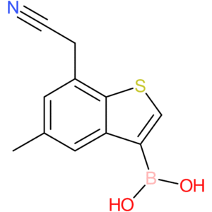 3-borono-5-methylbenzothiophene-7-acetonitrile